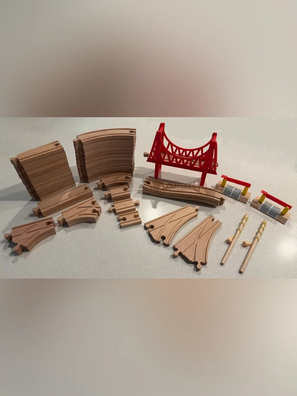 Wooden Train and City Set